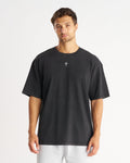 Heavyweight Cotton Oversized Tee - Acid Wash